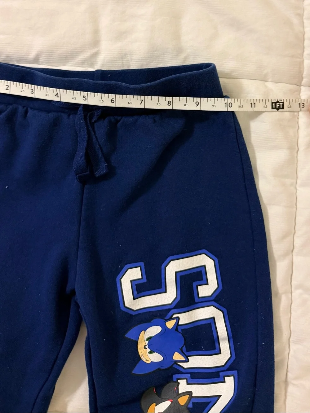 Kids Sonic the Hedgehog sweatsuit jogger size 4/5. navy